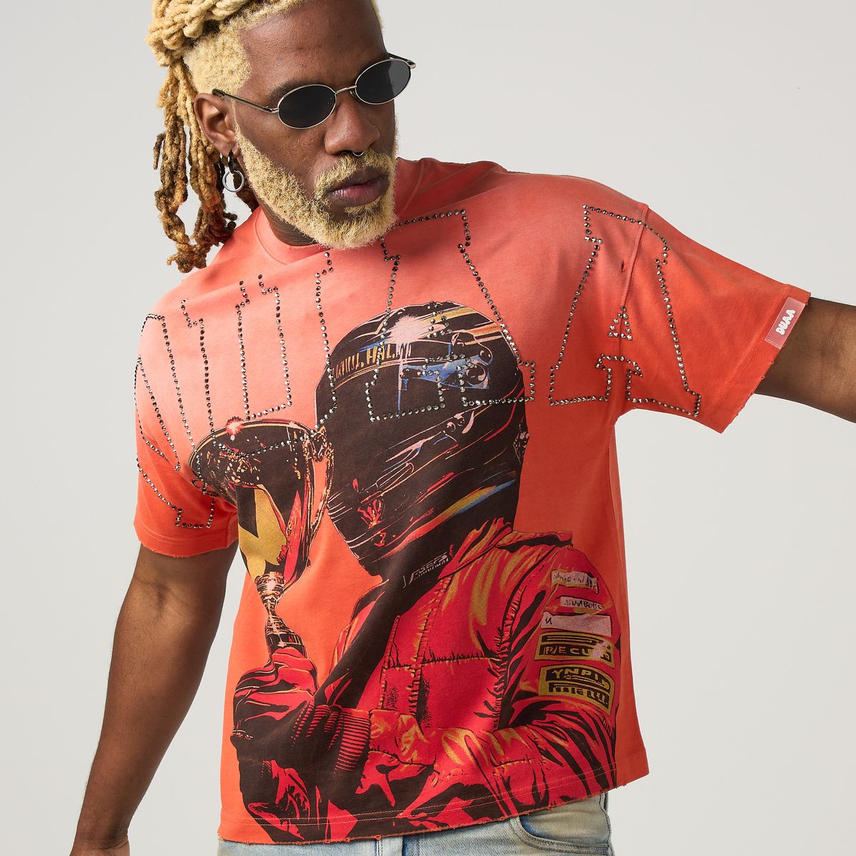 Duaa - Trophy Driver Orange Tee