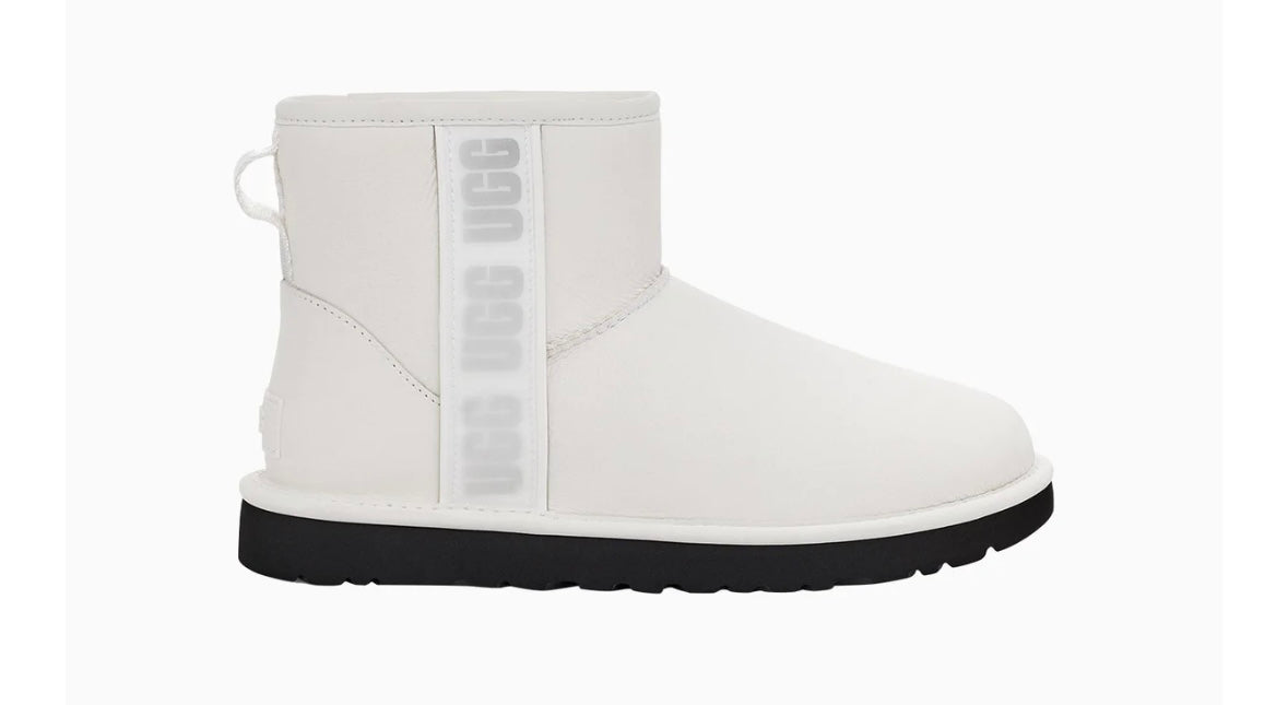 Ugg - Classic Side Logo White
