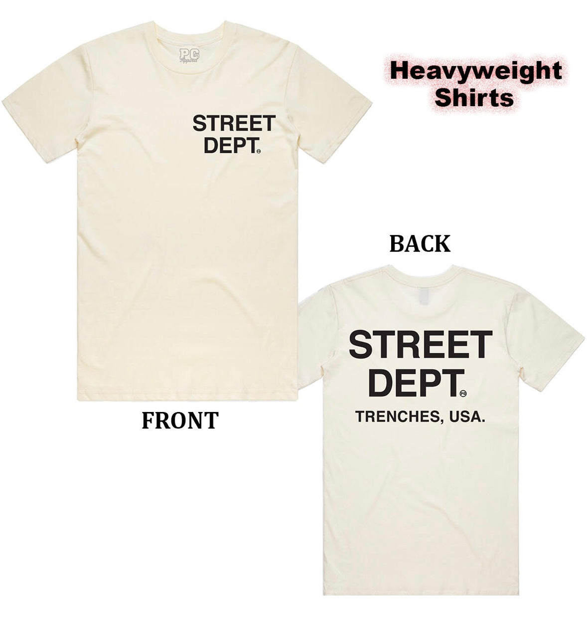 Street Dept Cream Tee