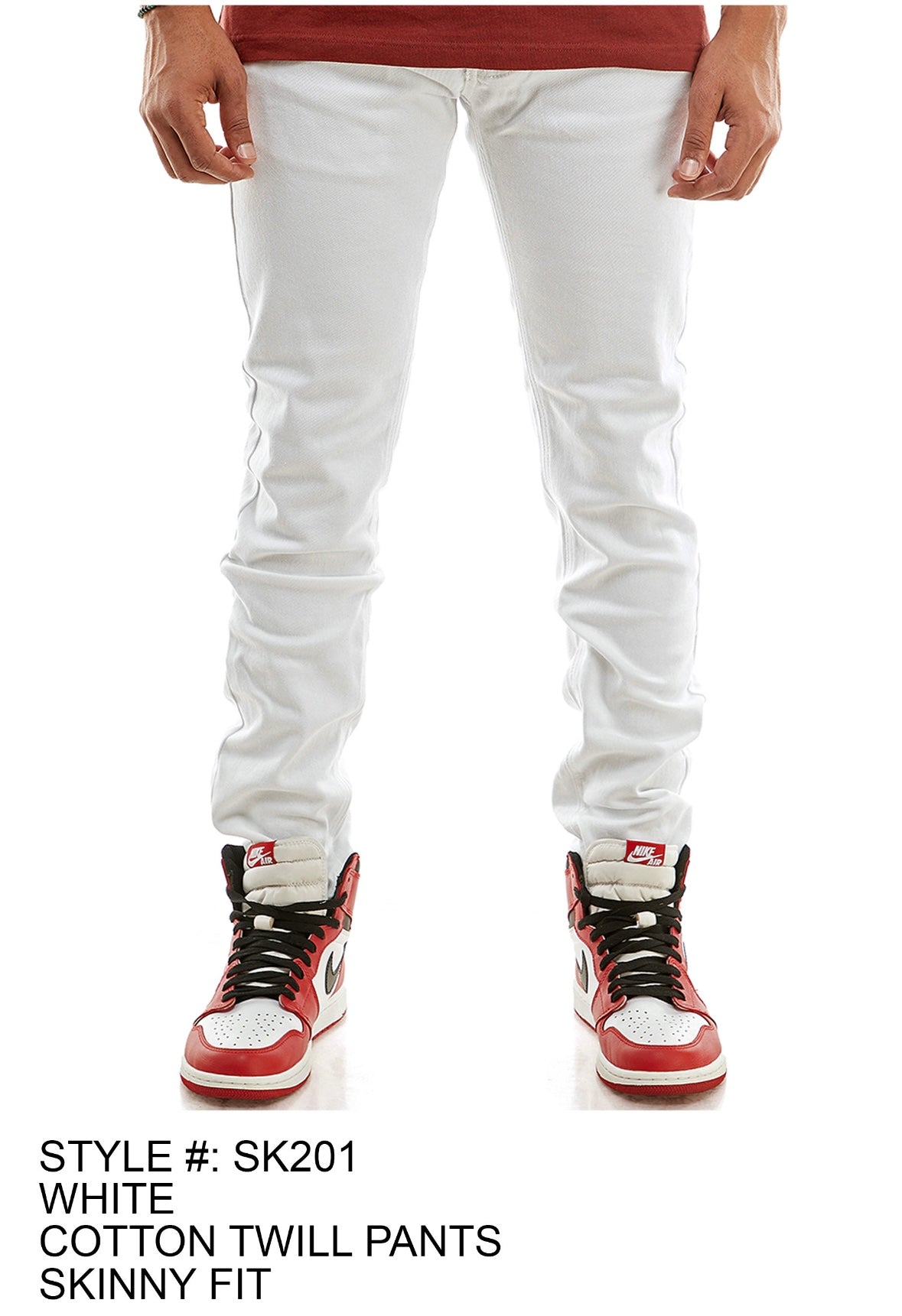 KDNK - SK201 White Skinny Jean
