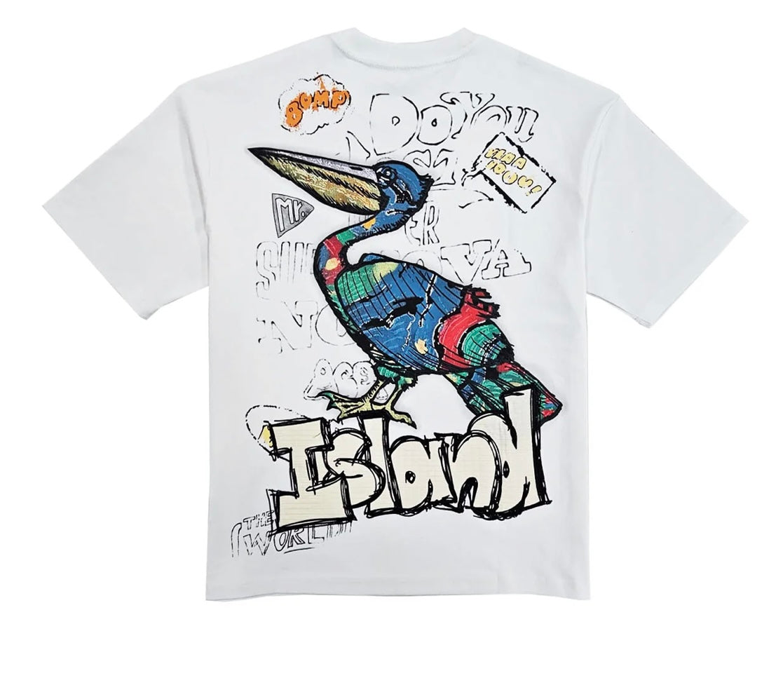 Black Label - Island White Tee