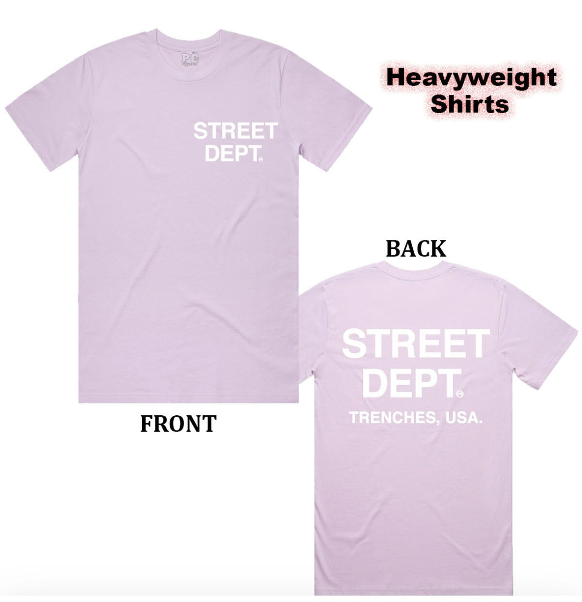 Planet Of The Grapes - Purple Pink / Lavender Tee