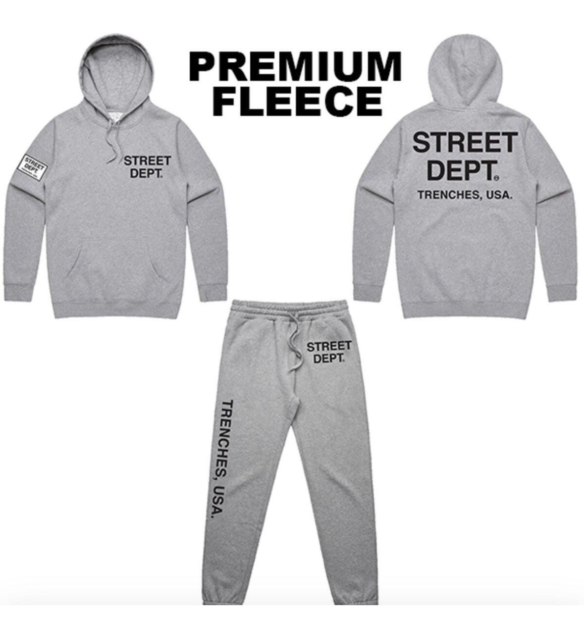 Street Dept - Grey Jogger Set
