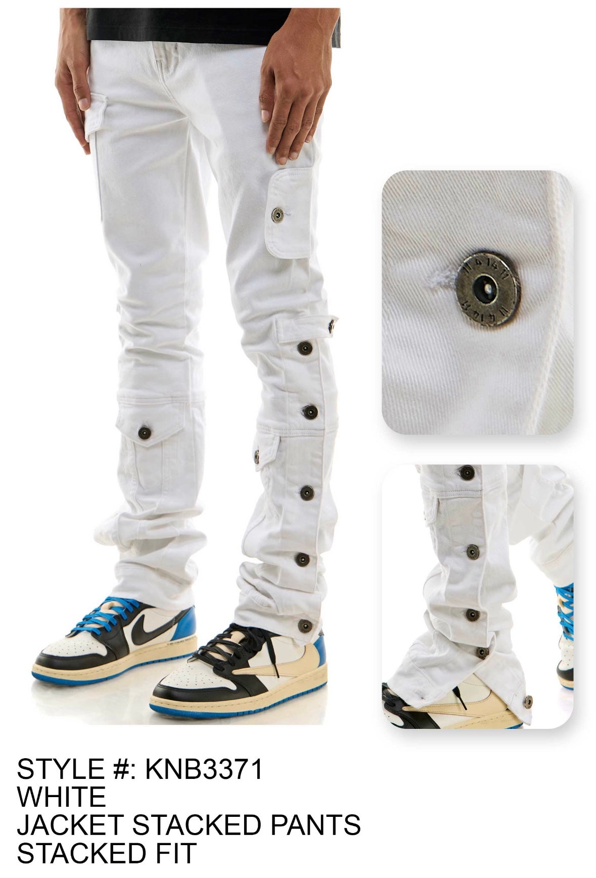 KDNK - KNB3371 White Jean