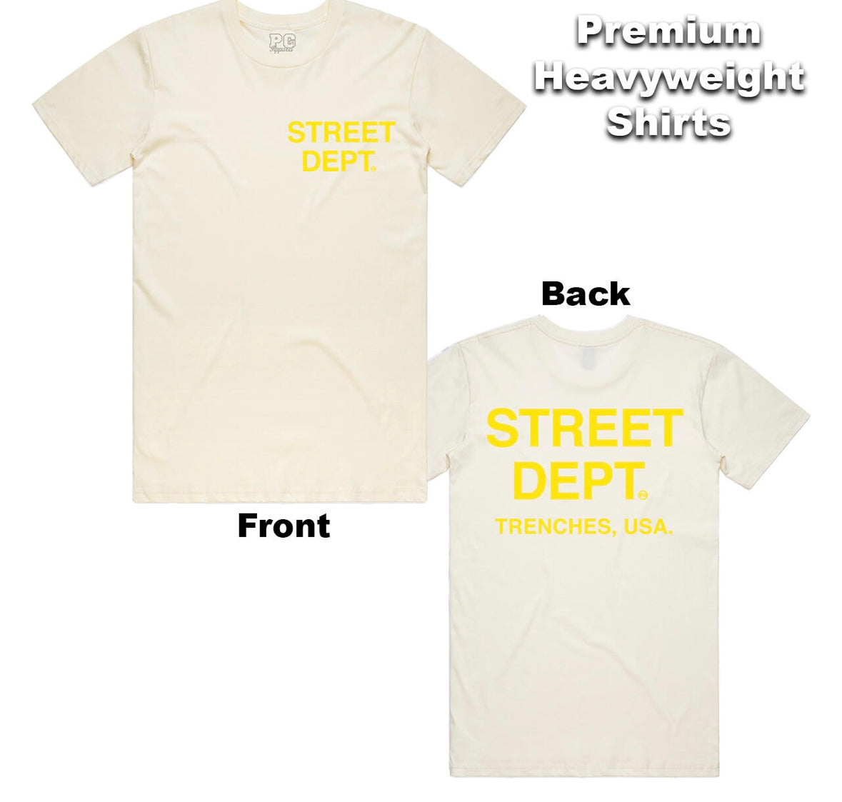 Jordan 4 Thunder 4s Shirt - Street Dept Cream Yellow Tee