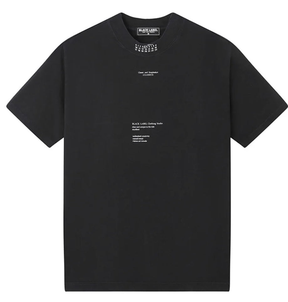 Black Label - Classic Black Tee