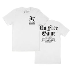 Rich & Rugged - No Free Game White Tee