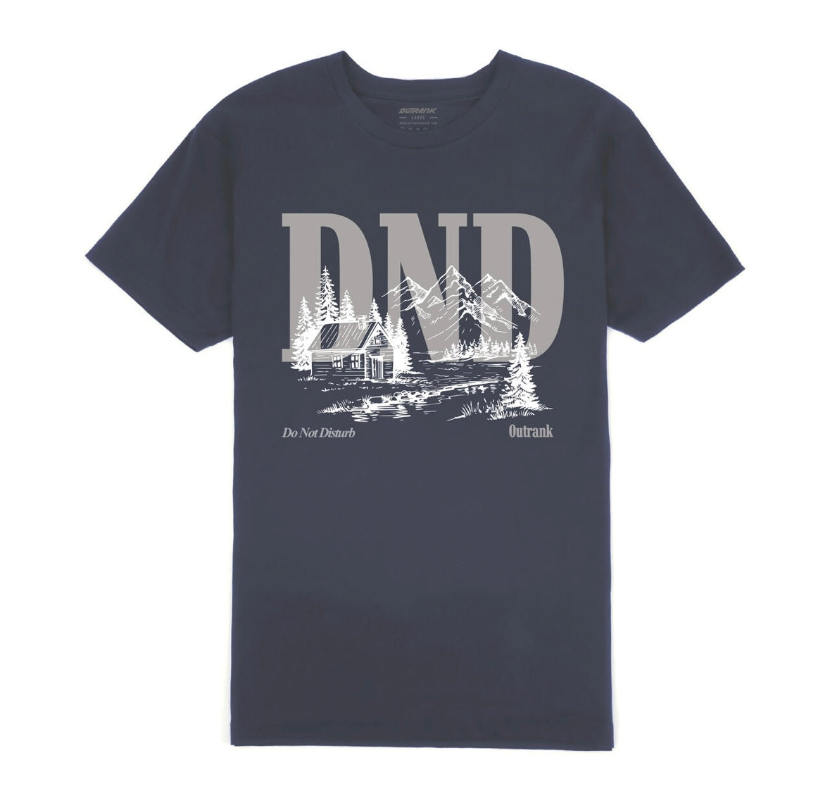 Outrank - Do Not Navy Tee