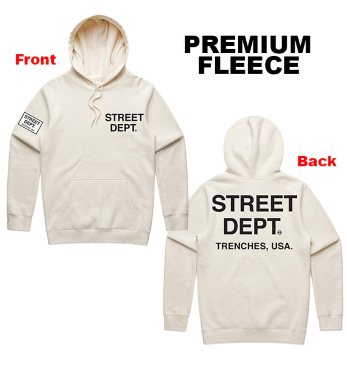 Street Dept - Hoody Cream Hoodie