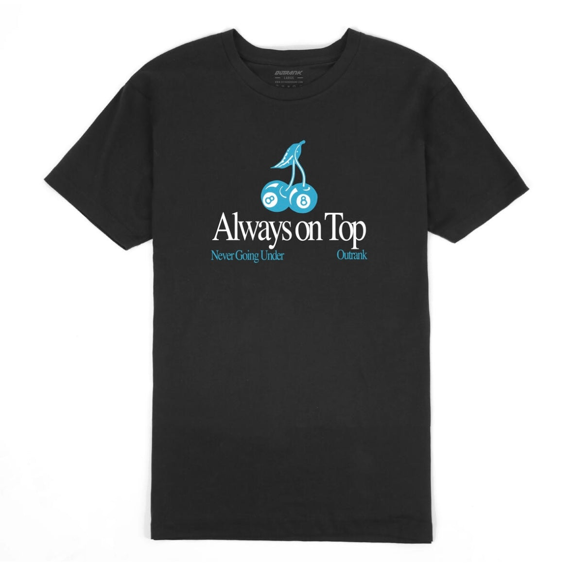 Jordan 9 Powder Blue 9s Shirt Outrank - Always On Top Black Shirt