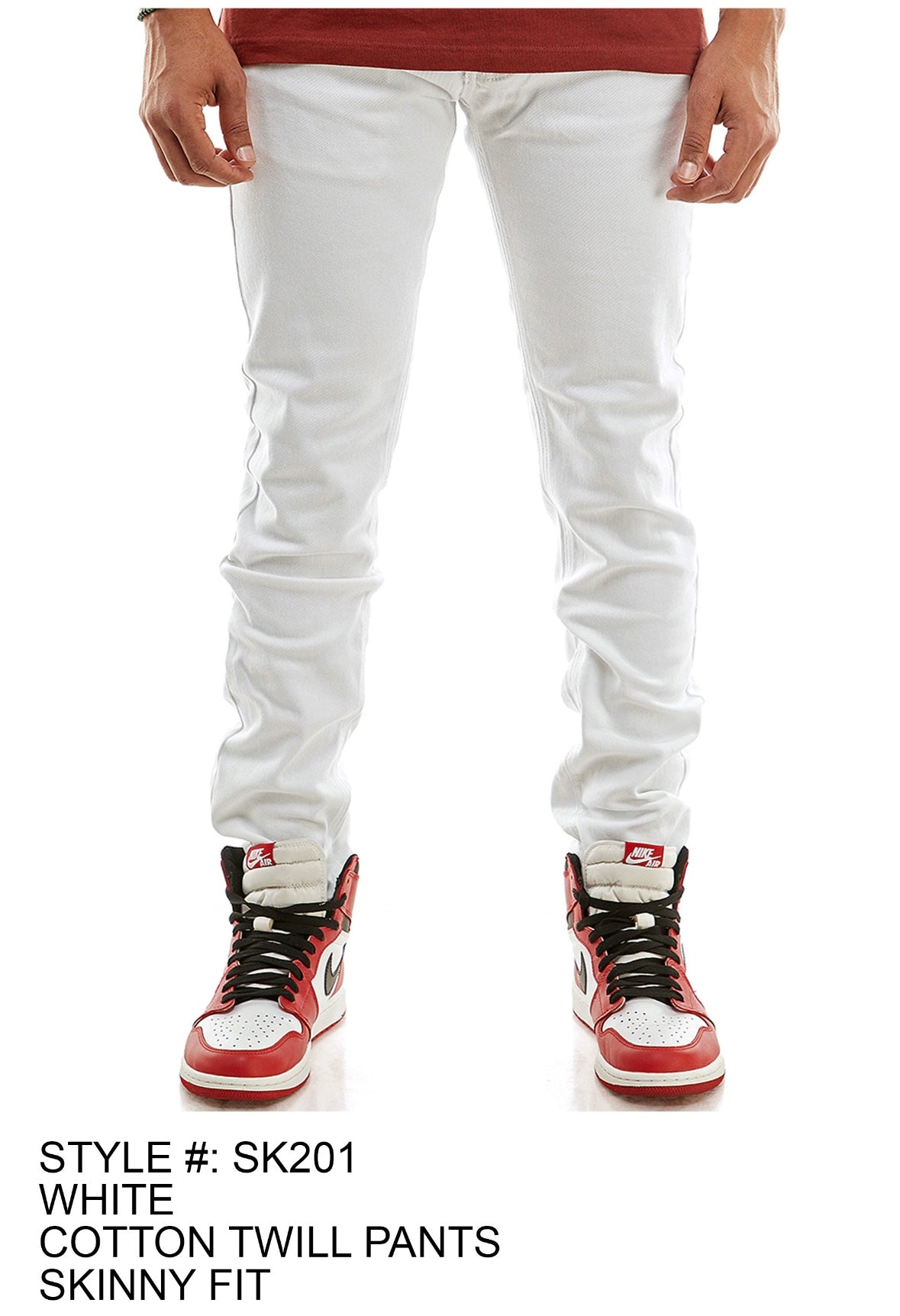 KDNK - SK201 White Skinny Jean