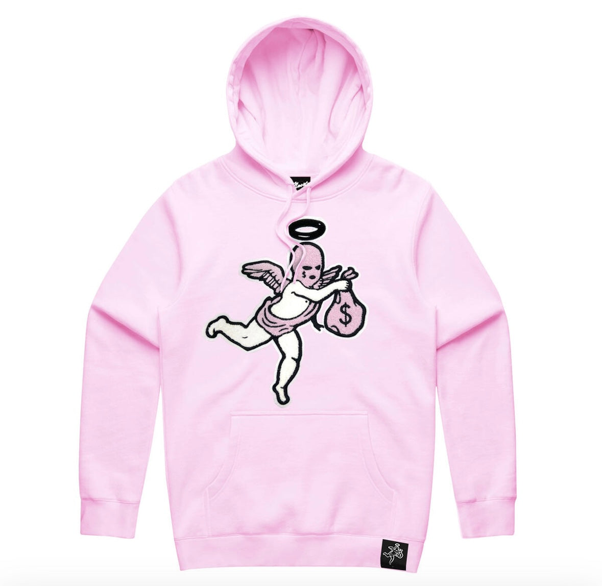 Hasta - Pink Ski Mask Angel Pink Hoodie