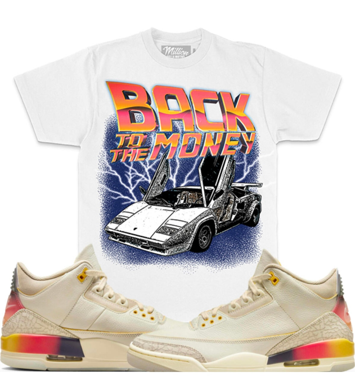Million - Back To The Money White Tee