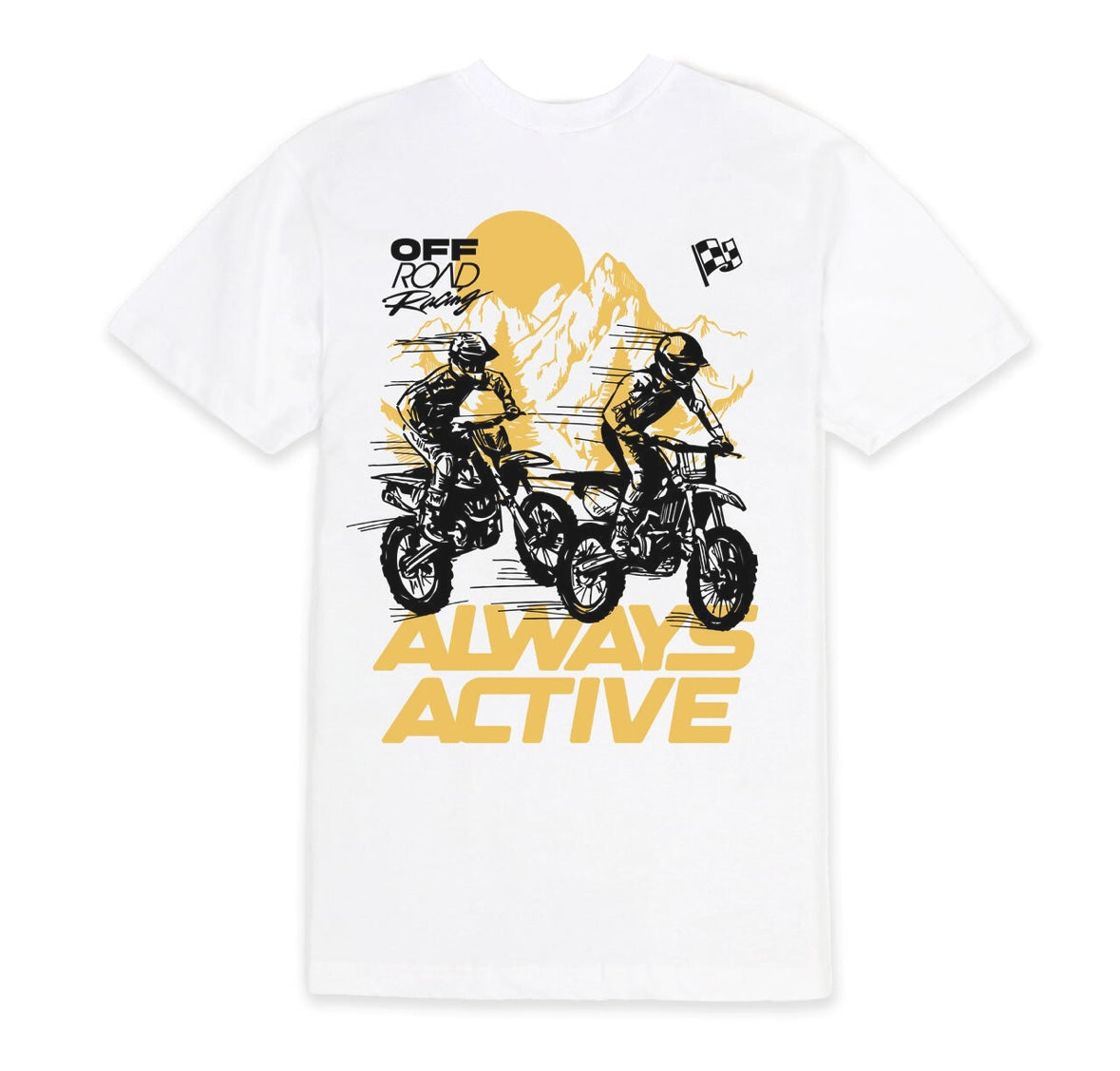 Outrank - Always Active White Tee