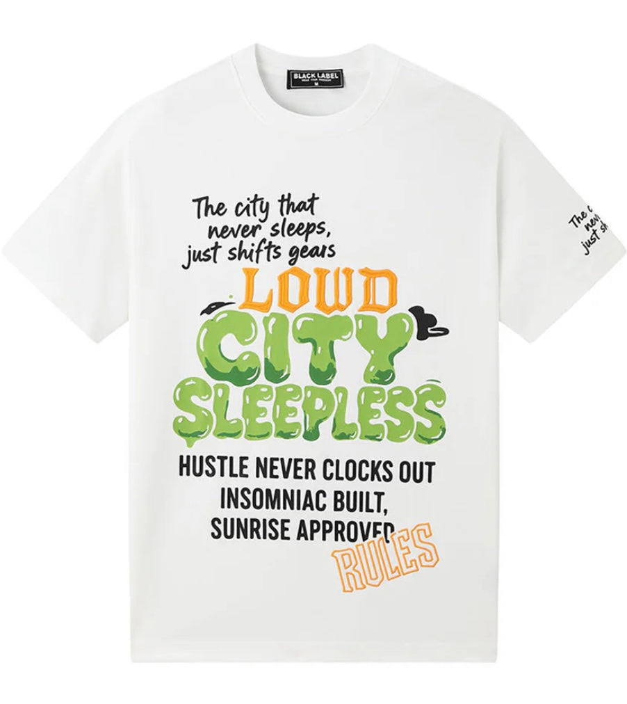 Black Label - City White Tee