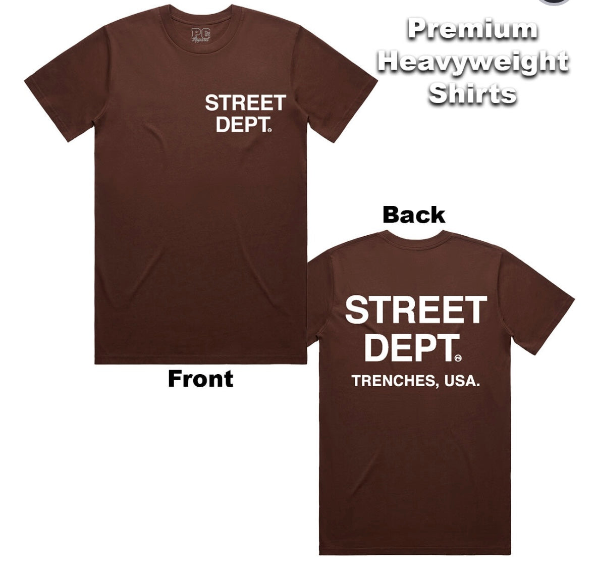 Street Dept - Chestnut White Shirt