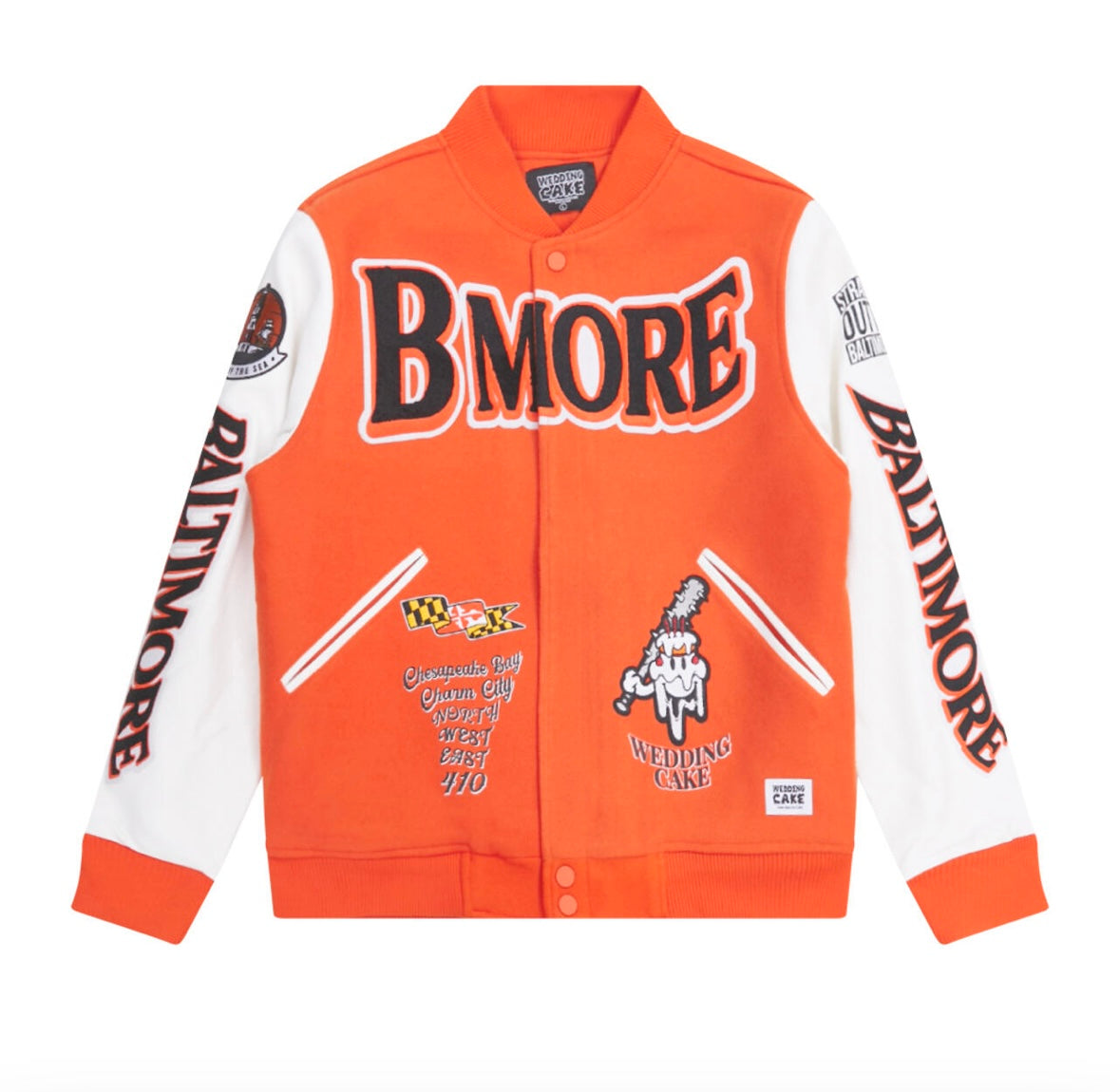 Wedding Cake - Baltimore Varsity Jacket