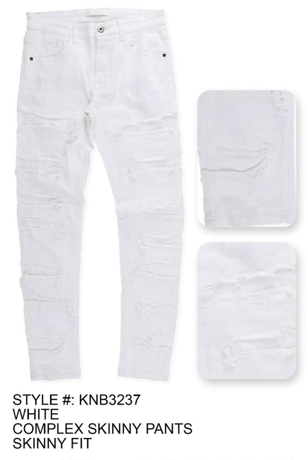 KDNK - KNB3237 White Skinny Jean