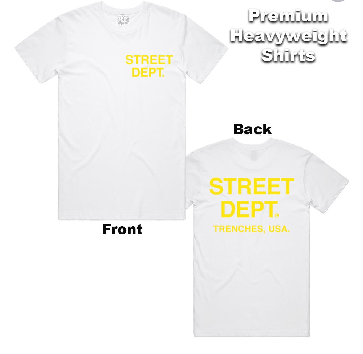 Street Dept - White Yellow Tee