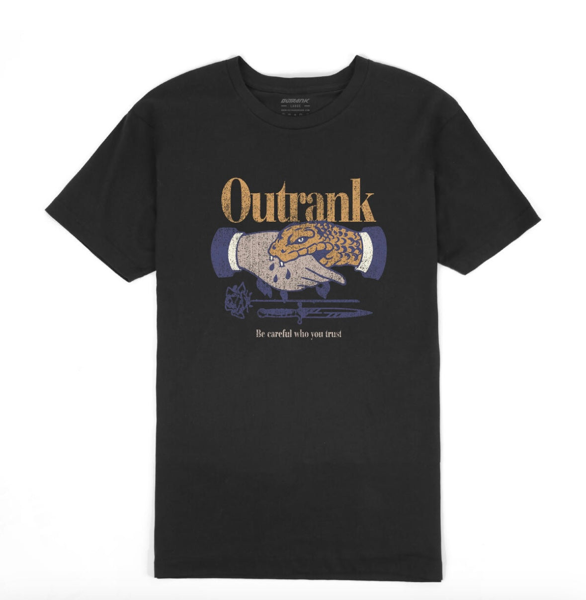 Outrank - Be Careful Black Tee
