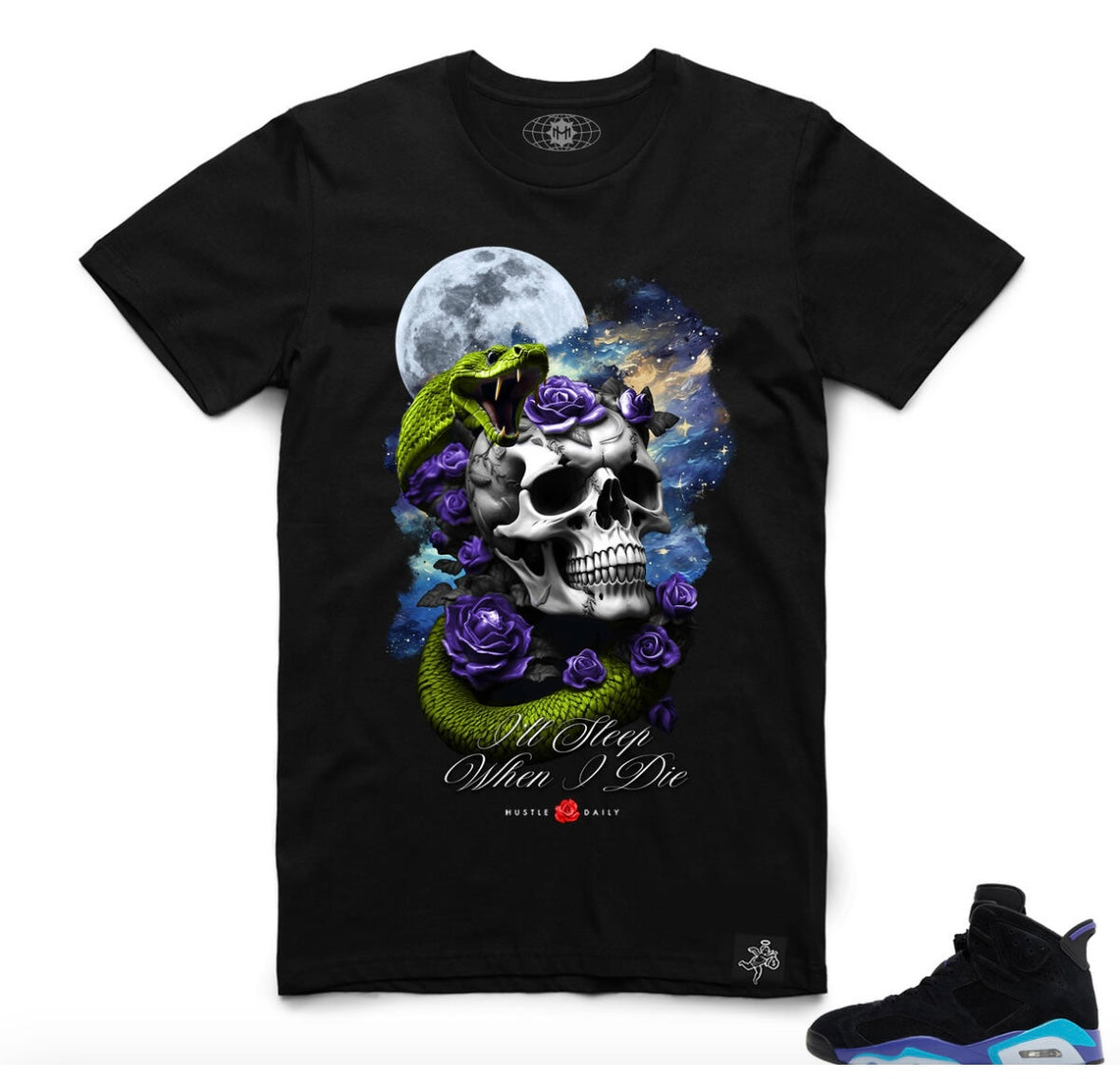 Hasta - Sleep When I Black Tee