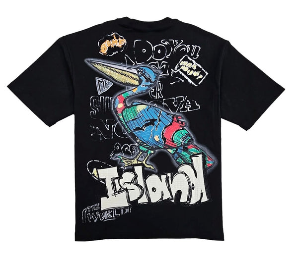 【ESC STUDIO】25SS★ mega label t-shirt Black Label Society Men's Black T-shirt Size S-5XL . Hot T