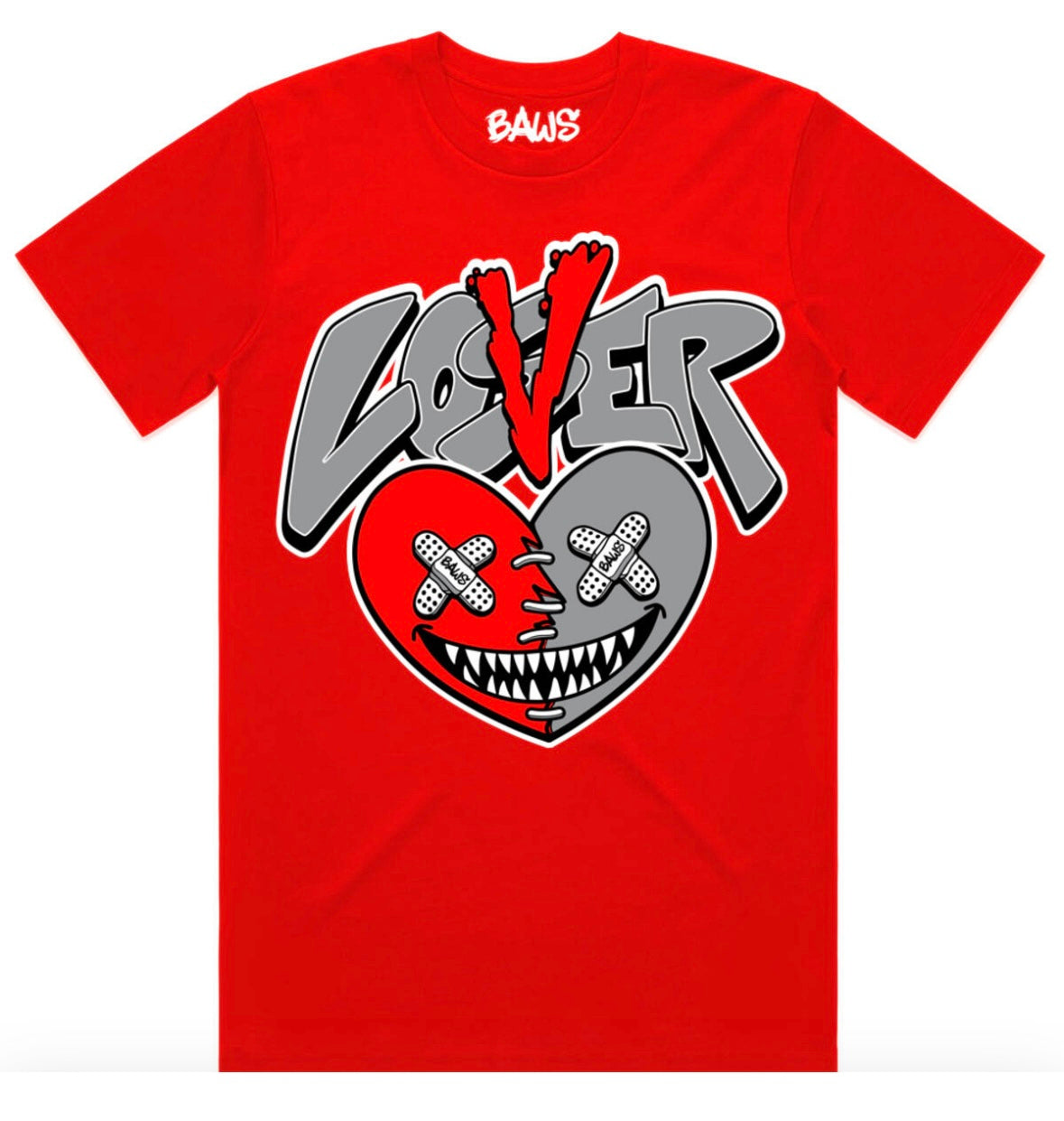 Baws - Red Lover Red Shirt - Jordan 12 Cherry 12s