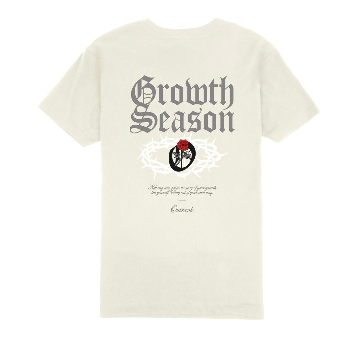 Outrank - Growth Season Vintage White Tee