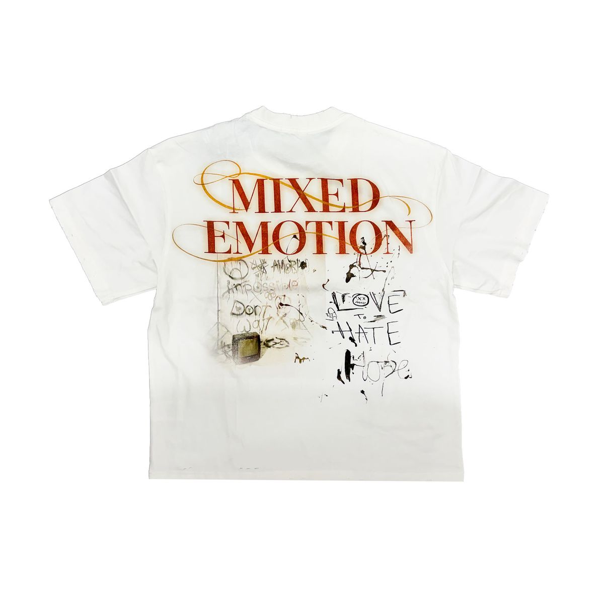 Mixed Emotions - Deja Vu Tee White Tee