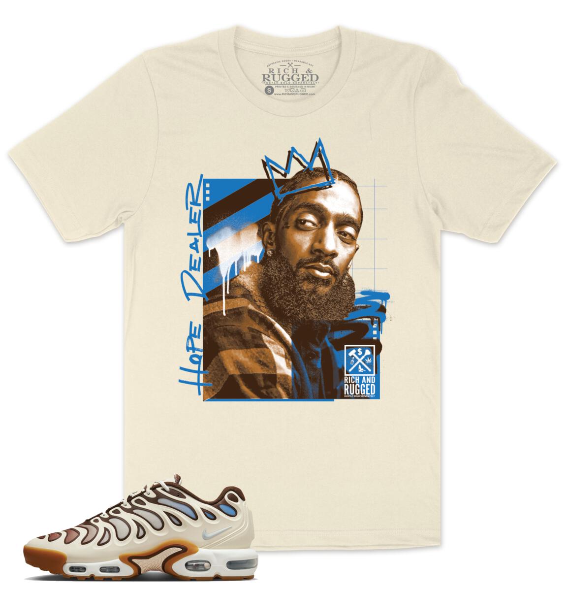 Rich & Rugged - Nipsey Hussle Cream T Shirt