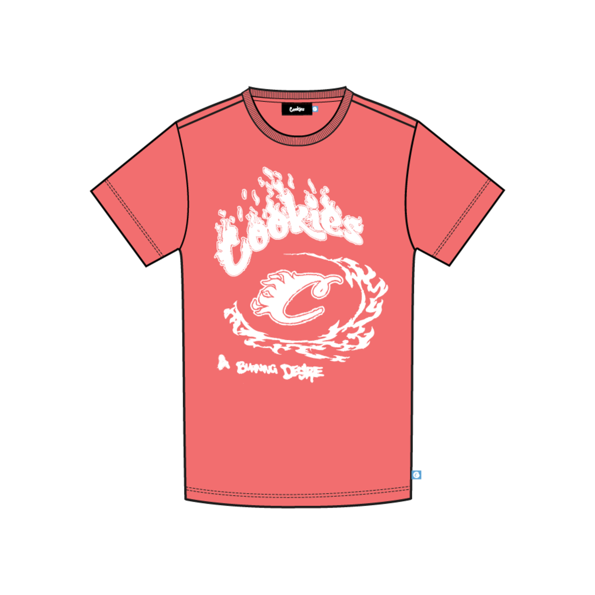 Cookies - A Burning Desire Pink Shirt