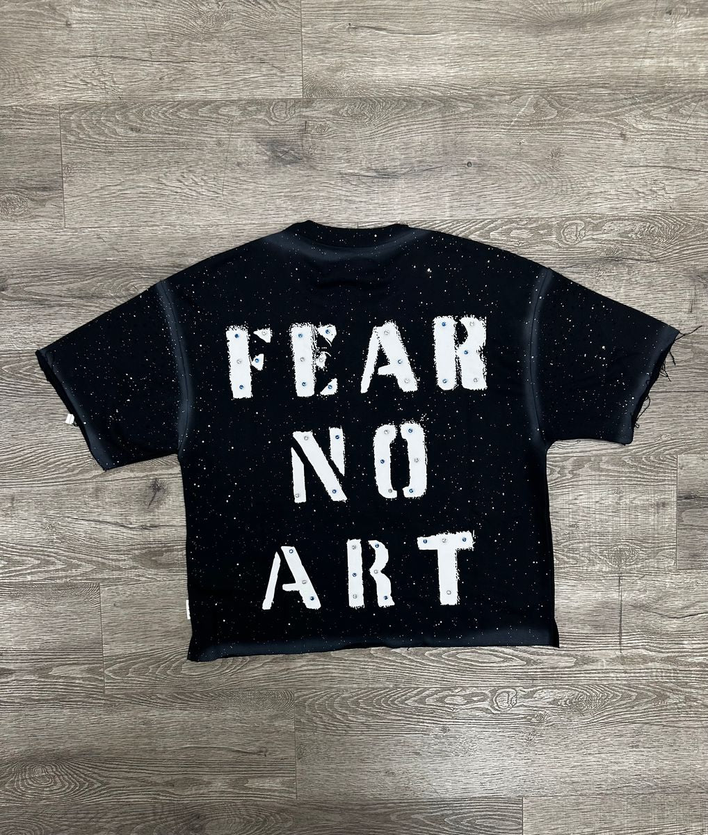 BKYS - Fear No Art Black Crop Tee