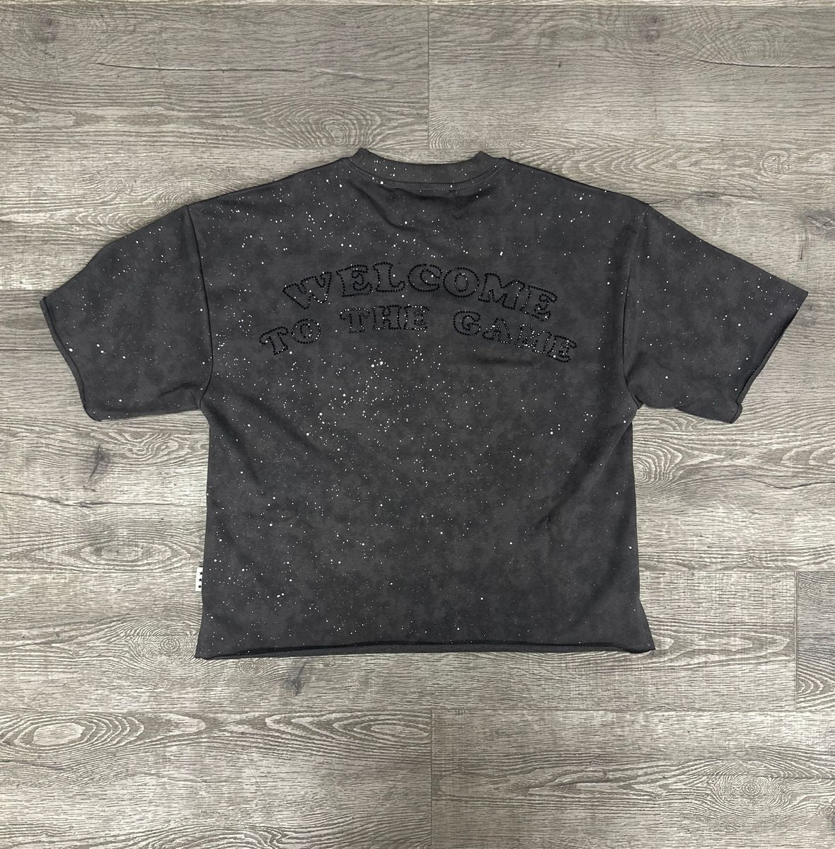 BKYS - LowKey Washed Black Crop Tee