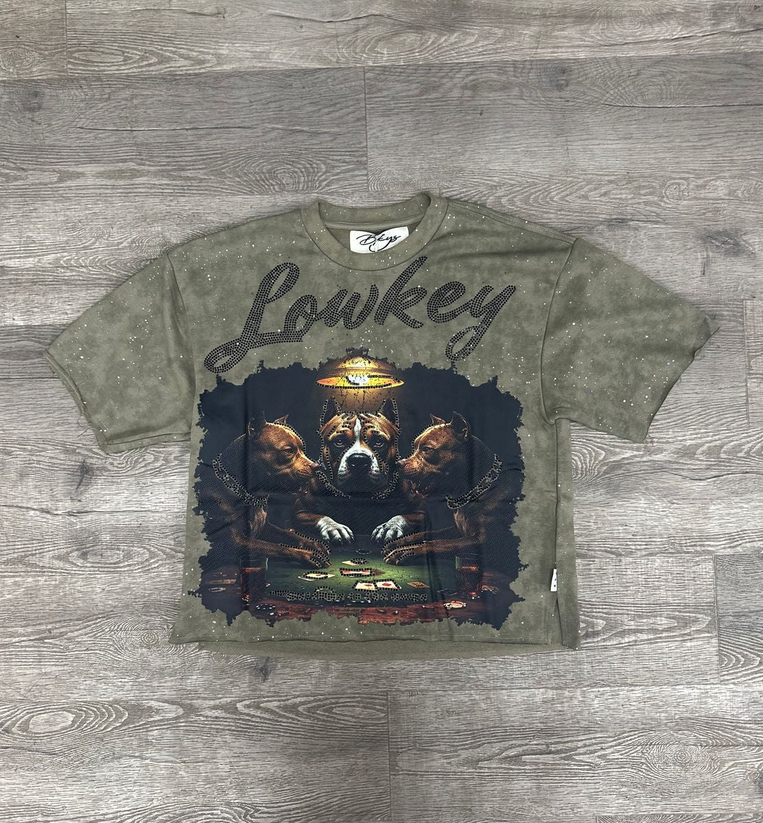 BKYS - Low Key Washed Peppermint Crop Tee