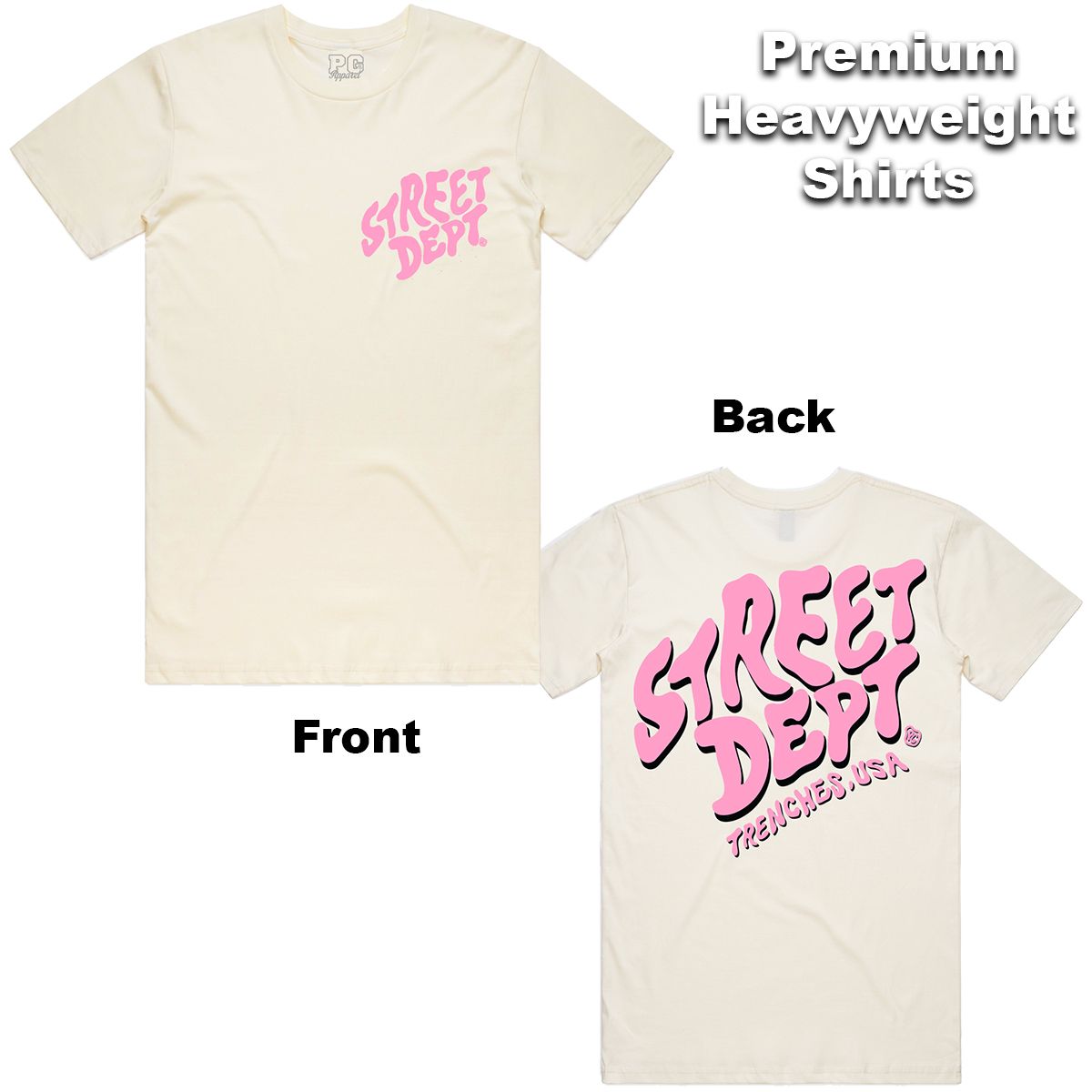 Street Dept - Crazy Cream Pink Tee