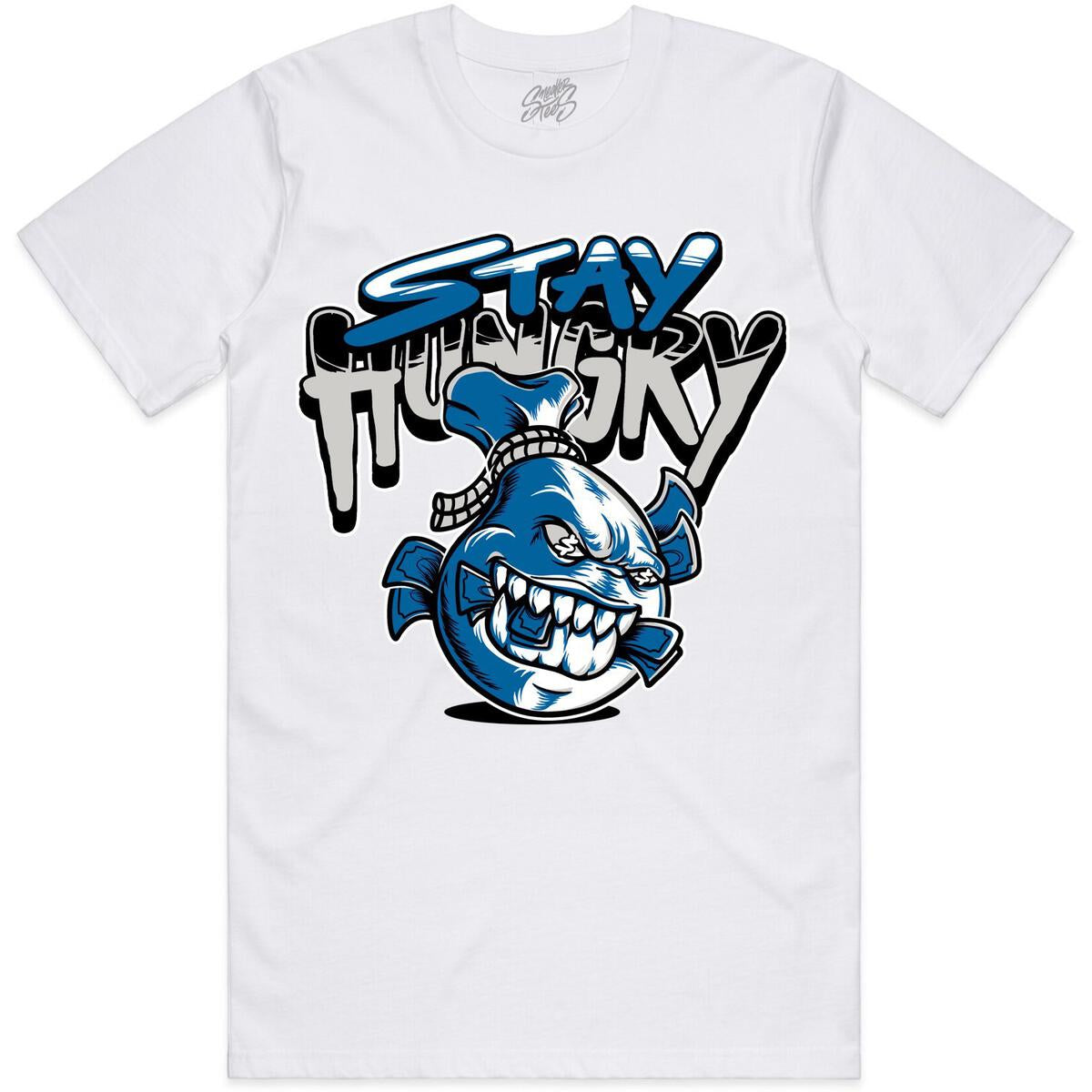 Jordan 4 Military 4s Shirt - Stay Hungry White Tee