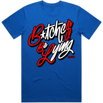 Jordan 11 Low Space Jam 11s Be Lying Royal Blue Tee