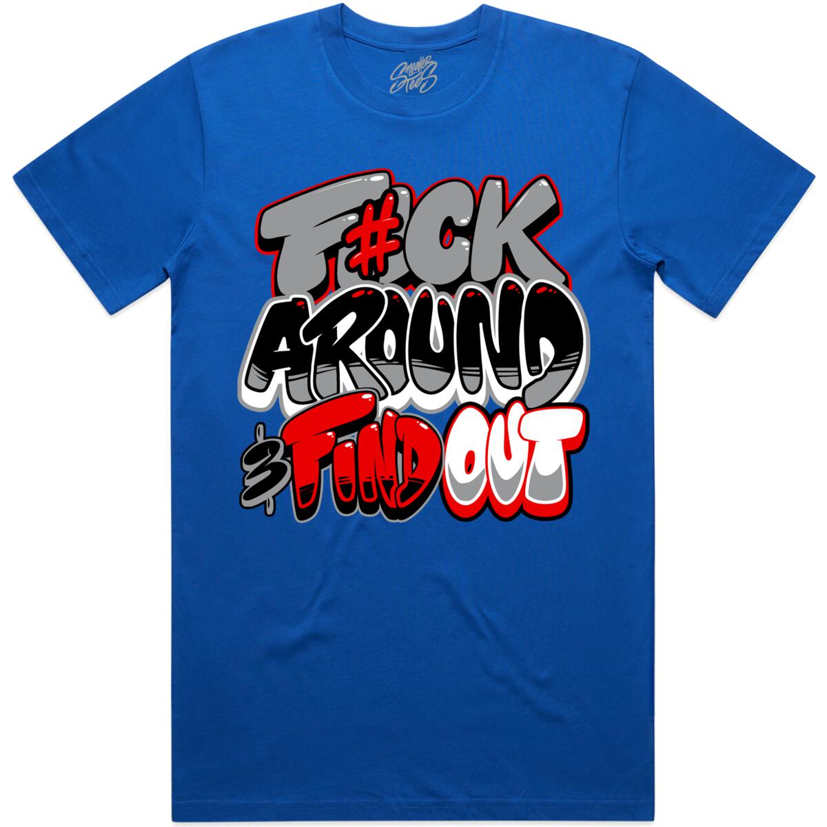 Jordan 11 Low Space Jam 11s - F#ck Royal Blue Tee