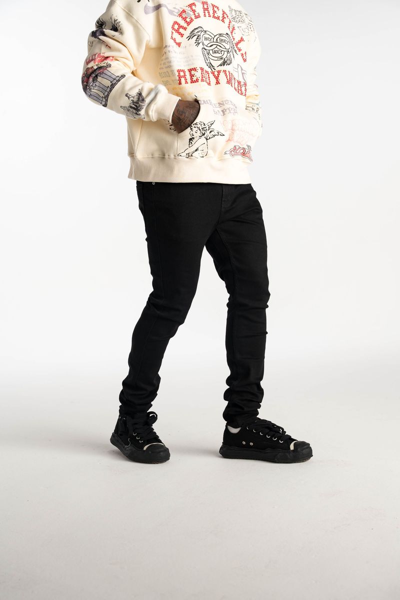 Relapse - Alex Jet Black Skinny Jean