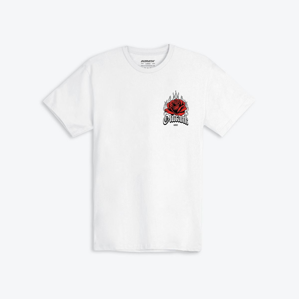 Jordan 12 Bloodline T-Shirt Outrank - Don’t Sleep White Red Tee