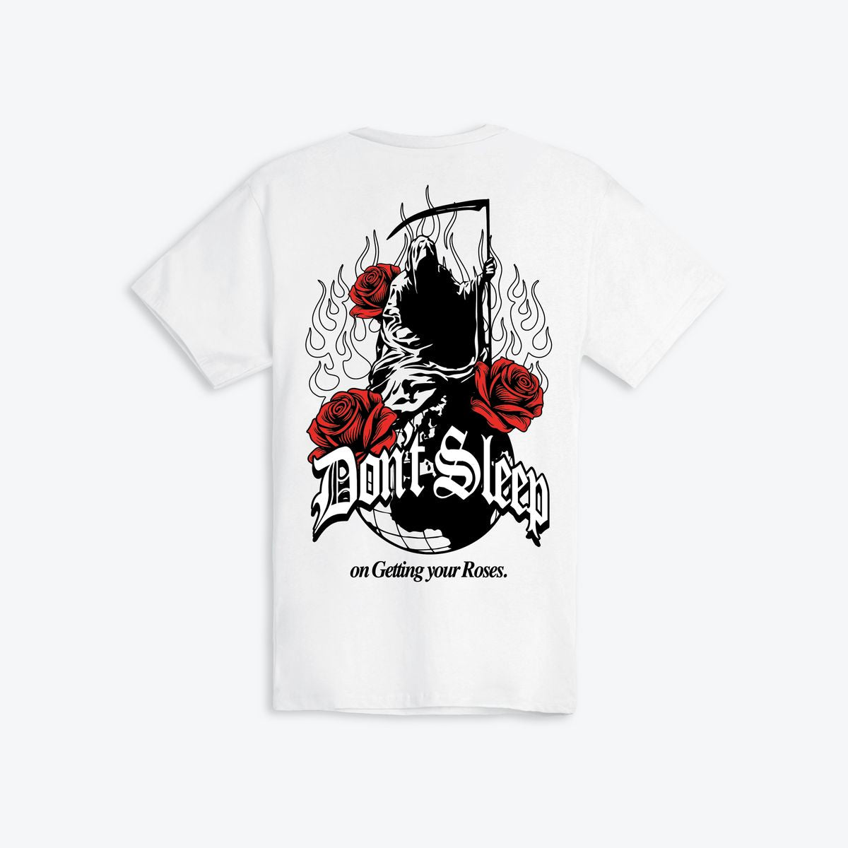 Jordan 12 Bloodline T-Shirt Outrank - Don’t Sleep White Red Tee