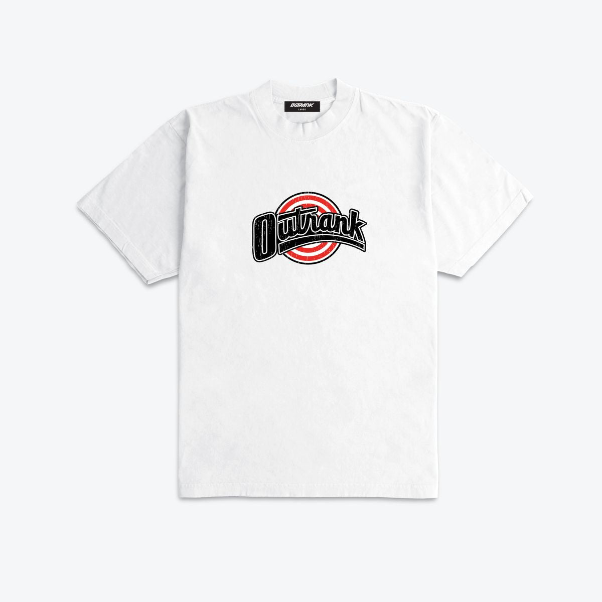 Outrank - Shooters Gong Shoot White Red Black Tee
