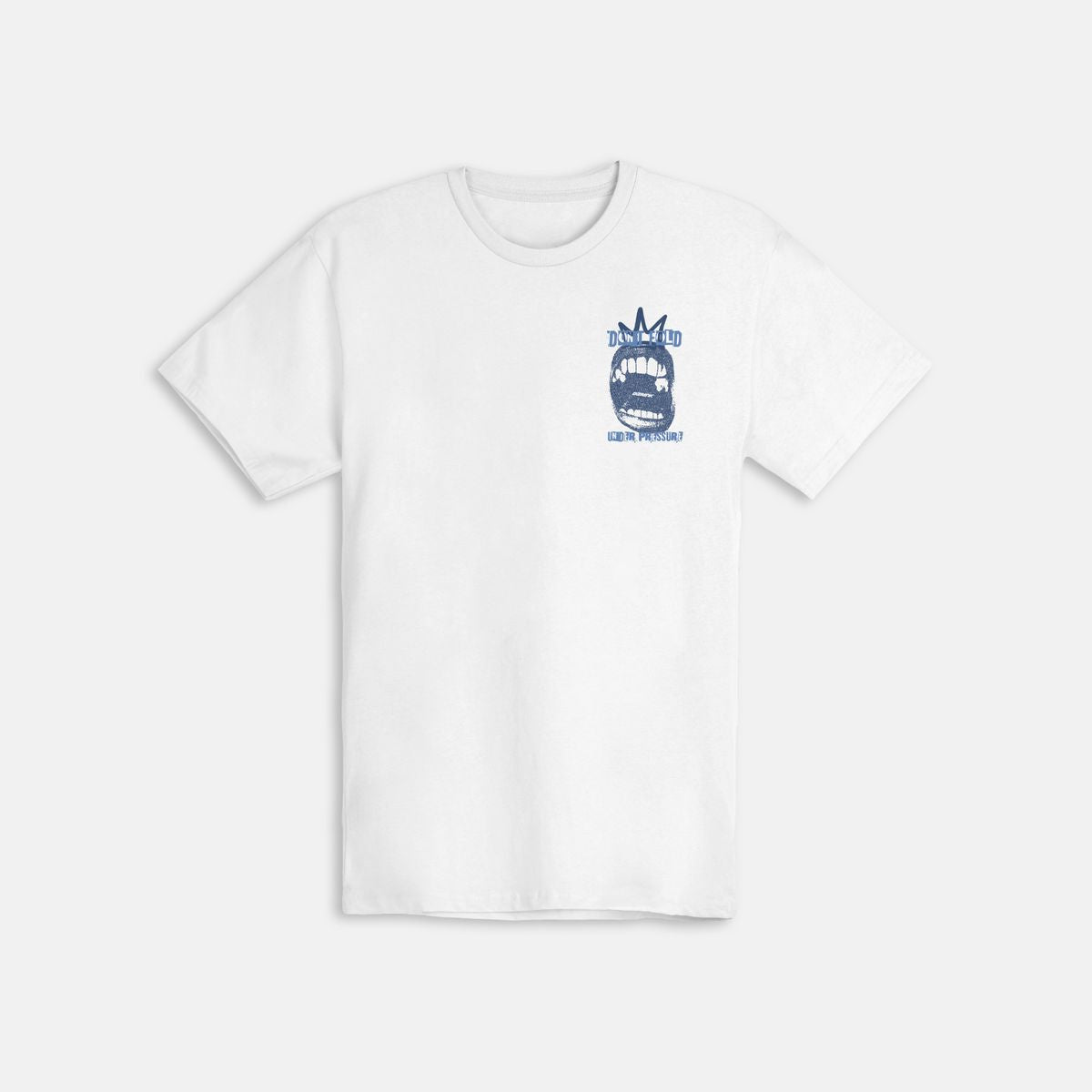 Jordan 5 UNC T-Shirt Outrank - Don't Fold Under Pressure White Tee