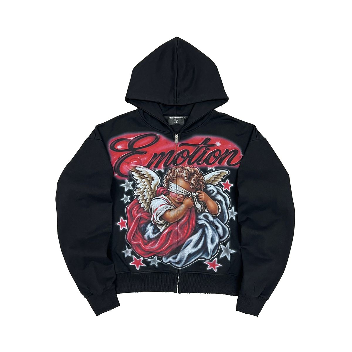Mixed Emotions - Unveiled Black Hoodie