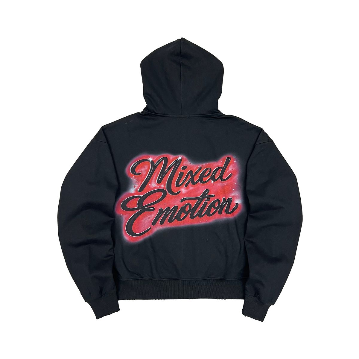Mixed Emotions - Unveiled Black Hoodie