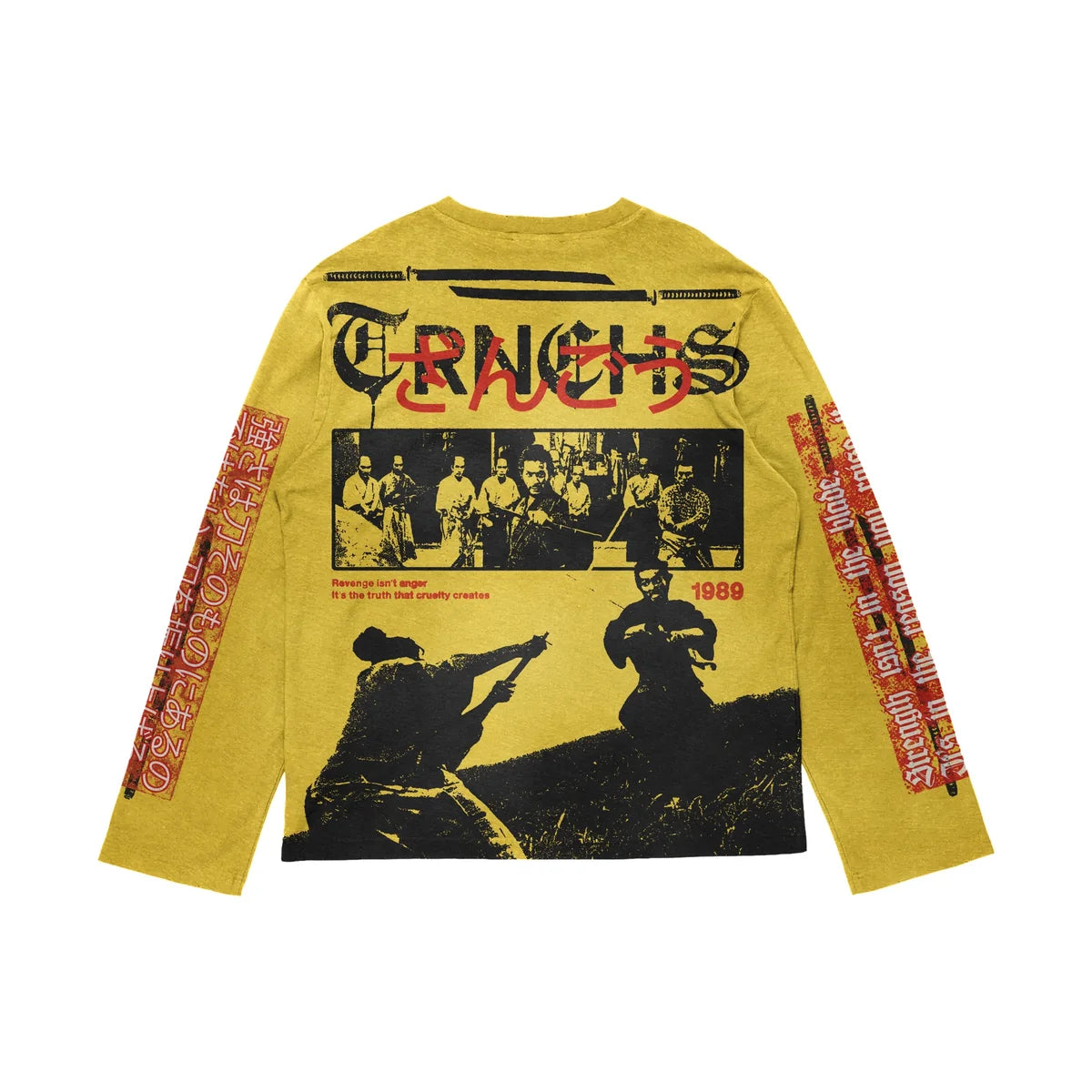 TRNCHS - Revenge Yellow Crewneck