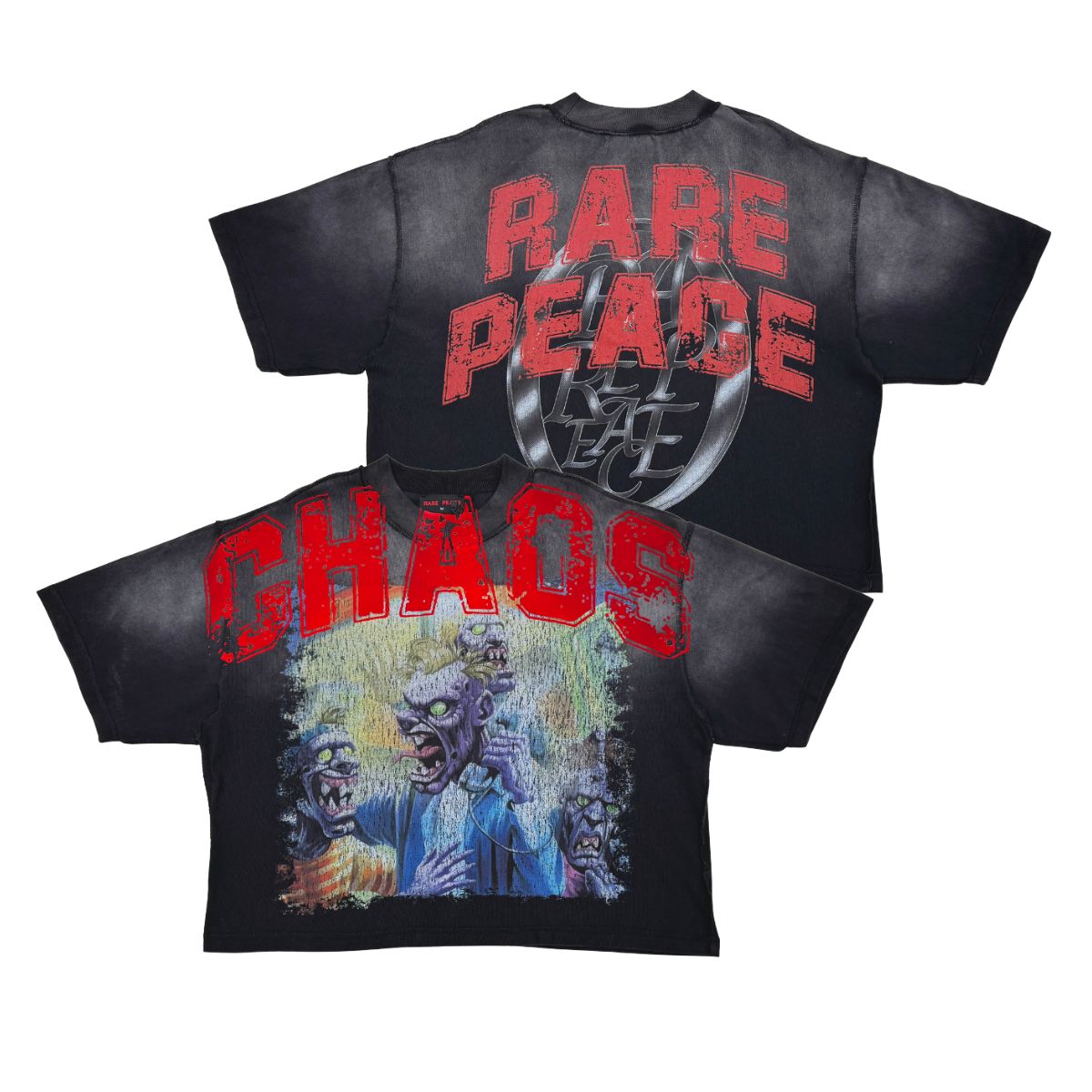Rare - Chaos Black Crop Tee