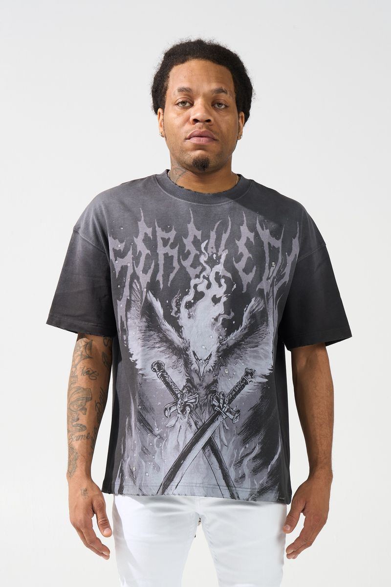 Serenede - Phoenix Black Tee
