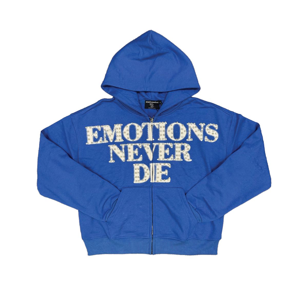 Mixed Emotions - Emotions Never Die Royal Blue Hoodie