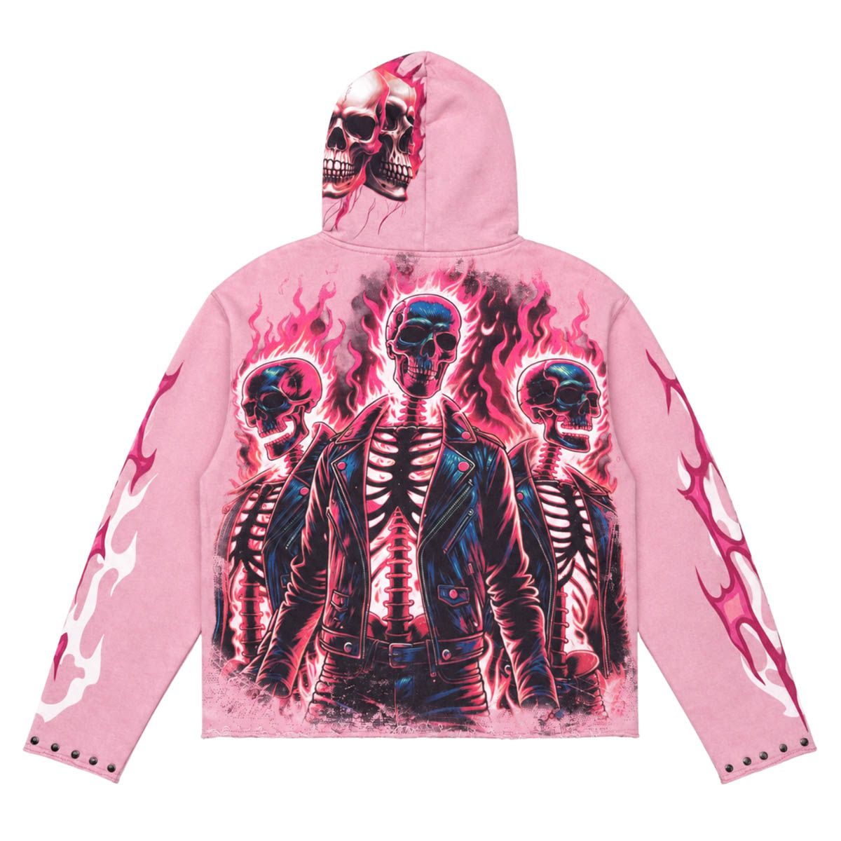 Stray - Skeleton Pink Hoodie 